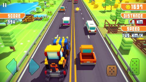 Blocky highway - Android game screenshots.
