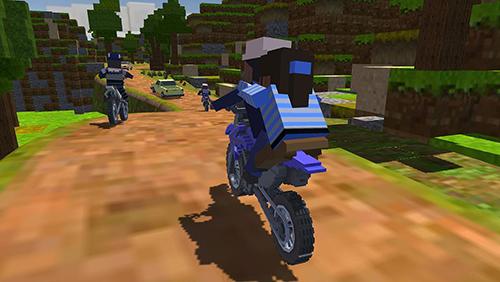 Blocky moto bike sim 2017 - Android game screenshots.