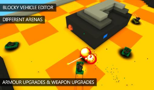 Gameplay of the Blocky war machines for Android phone or tablet.