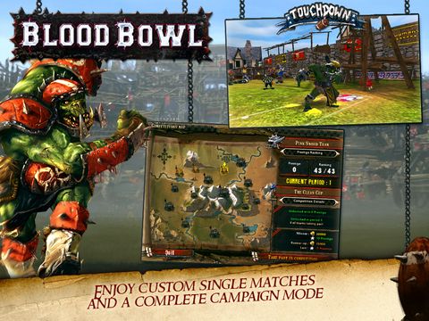 Blood bowl - Android game screenshots.