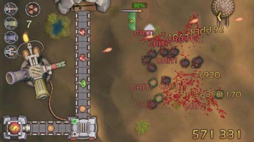 Blood diamonds: Base defense - Android game screenshots.