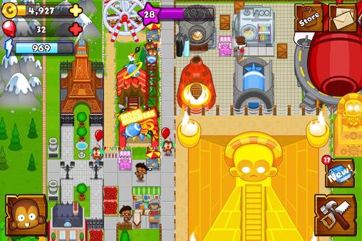 Bloons: Monkey city - Android game screenshots.