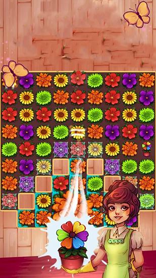 Blossom jam: Flower shop - Android game screenshots.