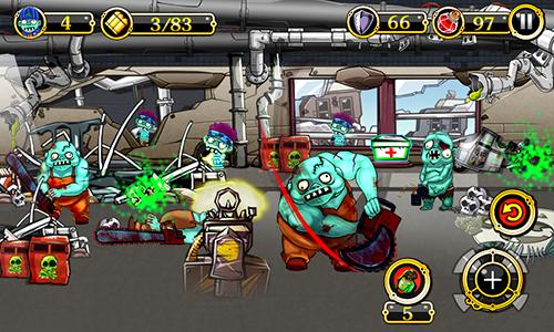 Bomb the zombies. Zombie hunting: Headshot - Android game screenshots.