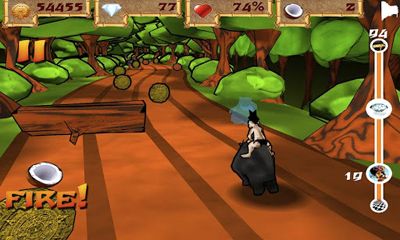 Gameplay of the Bongo Trip Adventure Race for Android phone or tablet.
