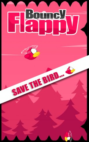 Bouncy flappy - Android game screenshots.