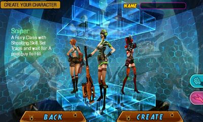 Gameplay of the Bounty Hunter: Black Dawn for Android phone or tablet.