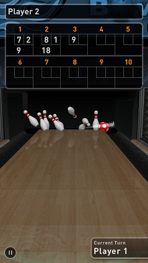 Bowling game 3D - Android game screenshots.