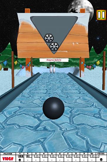Bowling Xmas - Android game screenshots.
