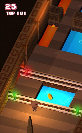 Bricky raider: Crossy - Android game screenshots.