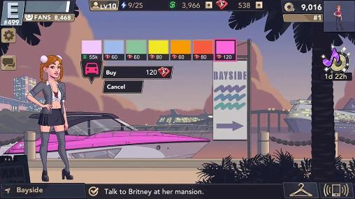 Britney Spears: American dream - Android game screenshots.