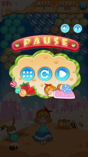 Gameplay of the Bubble candy for Android phone or tablet.