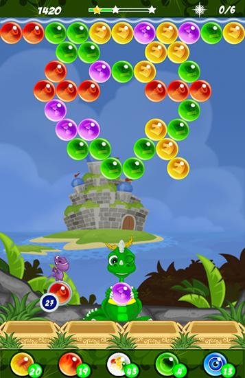Bubble dragon: Saga. Bubble shooter - Android game screenshots.