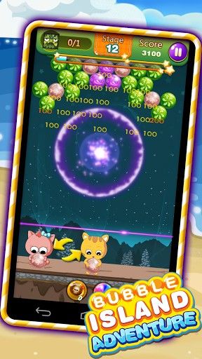 Bubble island: Adventure - Android game screenshots.