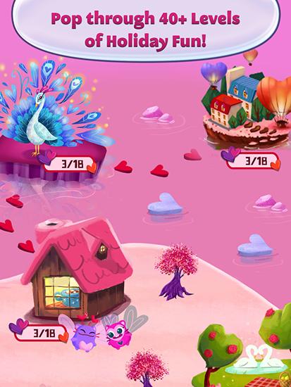 Bubble mania: Valentine’s day - Android game screenshots.