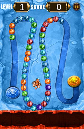 Bubble marbles shooter puzzle - Android game screenshots.