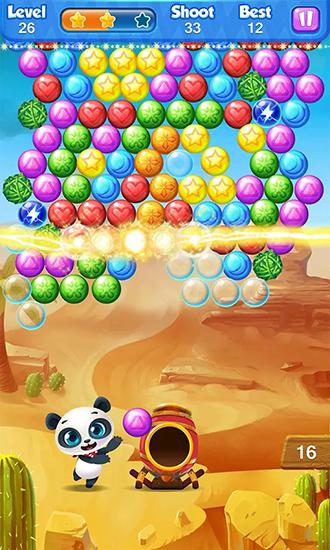 Bubble panda - Android game screenshots.