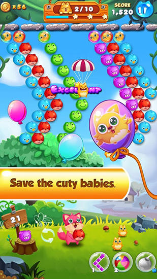 Bubble pet mania - Android game screenshots.