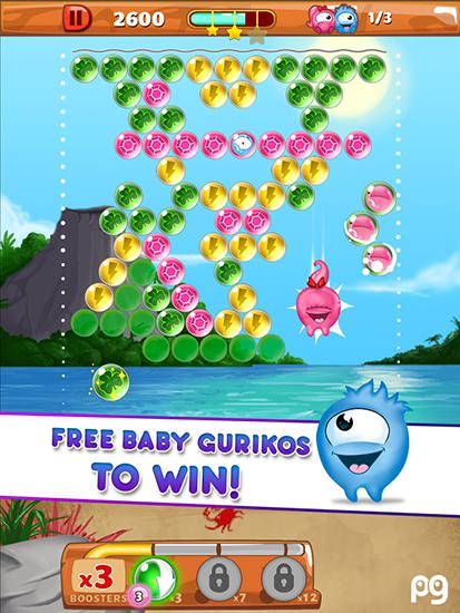 Bubble pop: Guriko - Android game screenshots.
