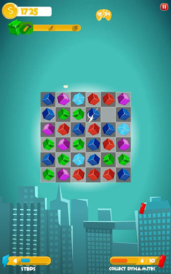Building cubes - Android game screenshots.