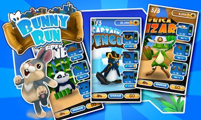 Gameplay of the Bunny Run for Android phone or tablet.