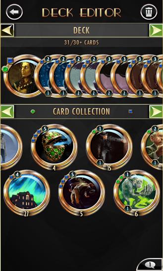 Cabals: Magic and battle cards - Android game screenshots.