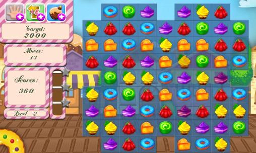 Gameplay of the Cake quest for Android phone or tablet.
