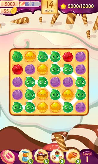 Cake splash: Sweet bakery - Android game screenshots.