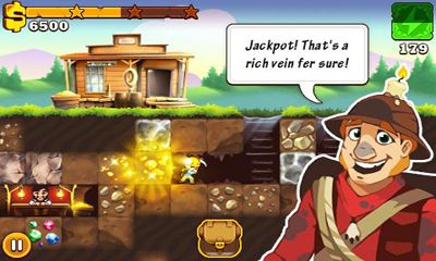 California Gold Rush! - Android game screenshots.