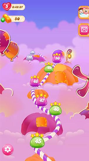 Candy crush: Jelly saga - Android game screenshots.