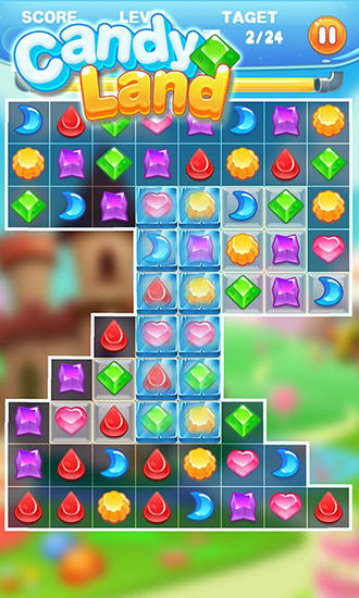 Candy land - Android game screenshots.