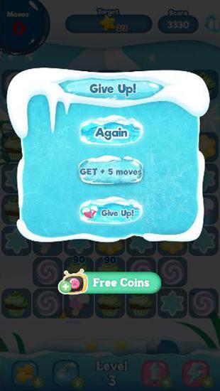 Candy mania frozen: Jewel skull 2 - Android game screenshots.