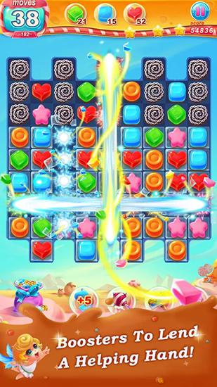 Candy paradise - Android game screenshots.