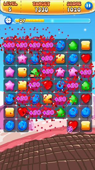 Candy smash - Android game screenshots.