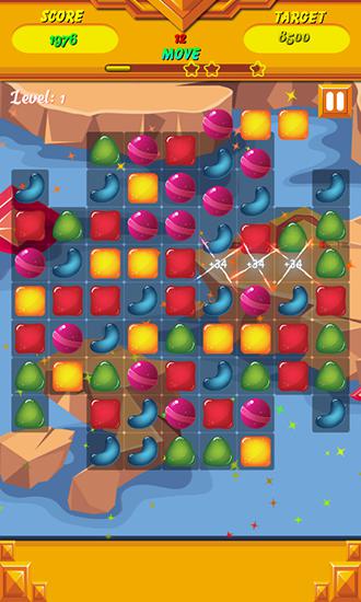 Candy sweet hero - Android game screenshots.