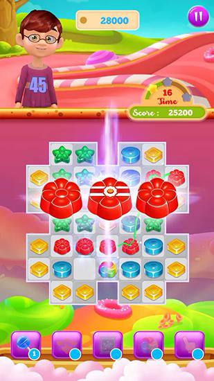 Candy treats - Android game screenshots.