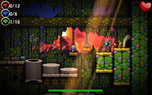 Canyon capers - Android game screenshots.