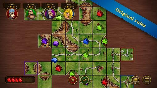 Carcassonne - Android game screenshots.