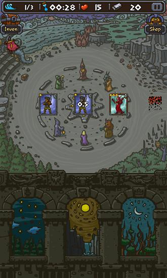 Card of legends: Random defense - Android game screenshots.