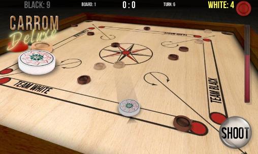 Carrom deluxe - Android game screenshots.