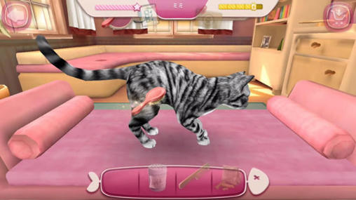 Cat hotel: Hotel for cute cats - Android game screenshots.