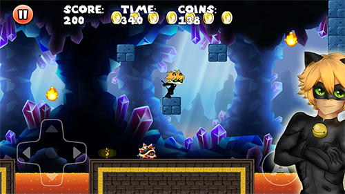 Cat Noir miraculous adventure - Android game screenshots.