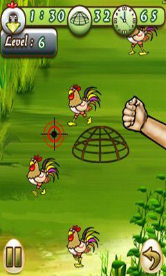 Gameplay of the Catch Cock for Android phone or tablet.