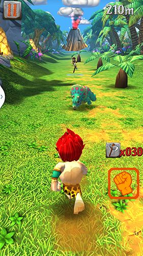 Caveman dino rush - Android game screenshots.