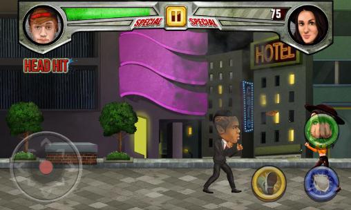Celebrity: Street fight - Android game screenshots.