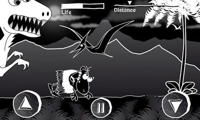 Gameplay of the Chase Caveman for Android phone or tablet.