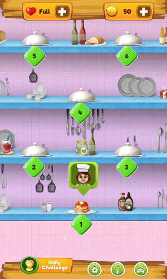 Chef story - Android game screenshots.
