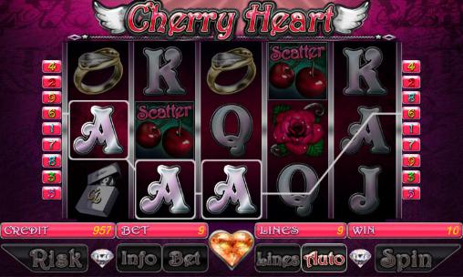Cherry heart slot - Android game screenshots.