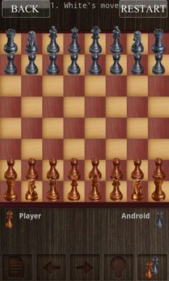 Gameplay of the Chess Chess for Android phone or tablet.