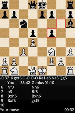 Chess genius - Android game screenshots.